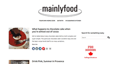 Desktop Screenshot of mainlyfood.com